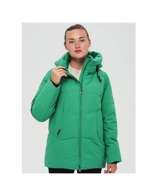 Annapurna Куртка демисезон/зима средней длины силуэт свободный карманы капюшон размер L