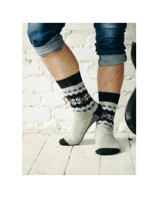 Бабушкины носки носки 1 пара классические размер 44-46 белый черный
