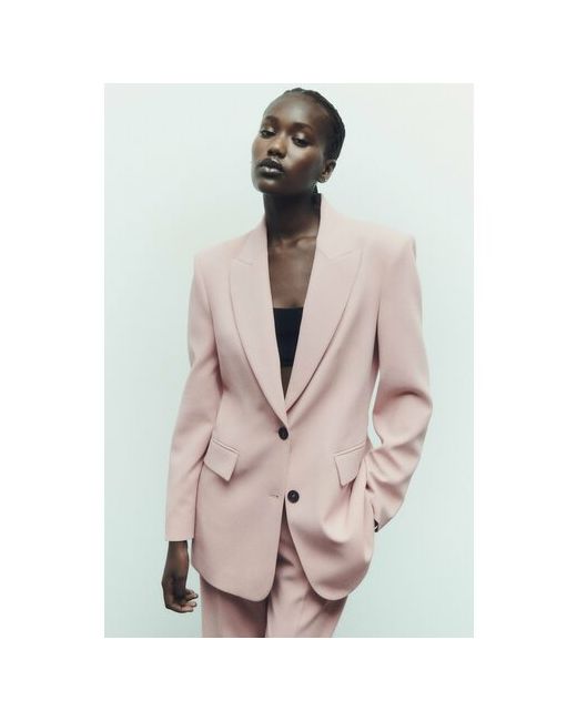 Zara Пиджак размер XL розовый