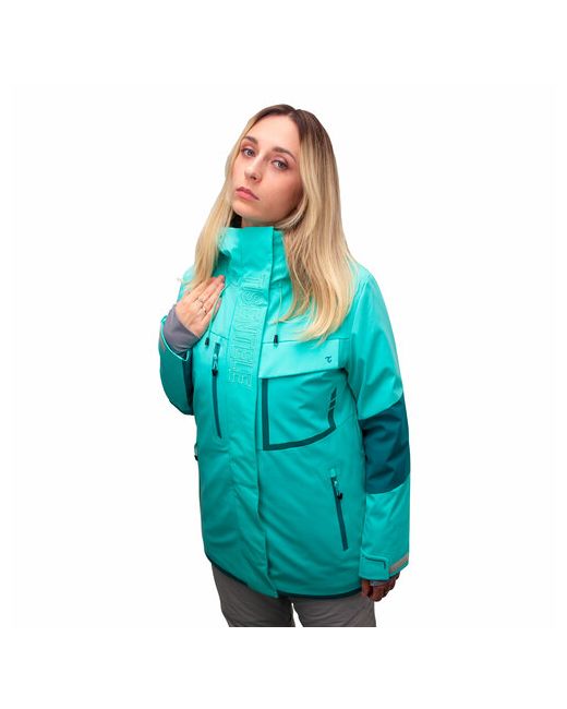 Tisentele Куртка демисезон/зима размер 50 зеленый
