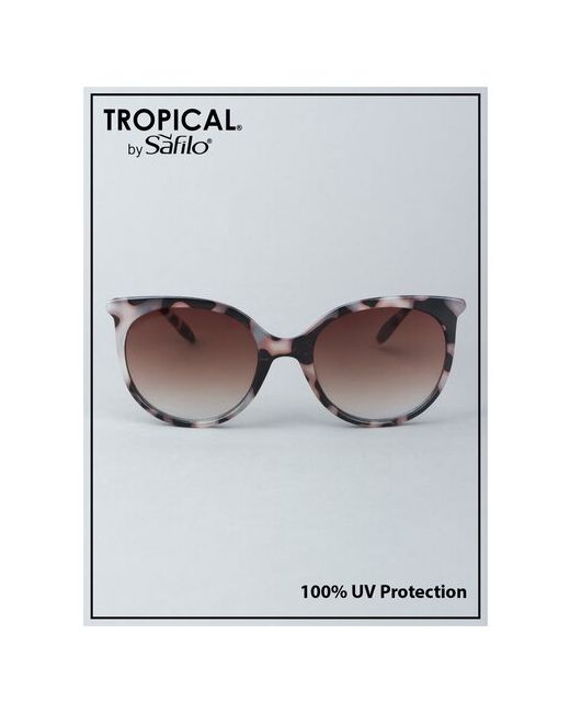 Tropical Солнцезащитные очки кошачий глаз оправа с защитой от УФ градиентные для