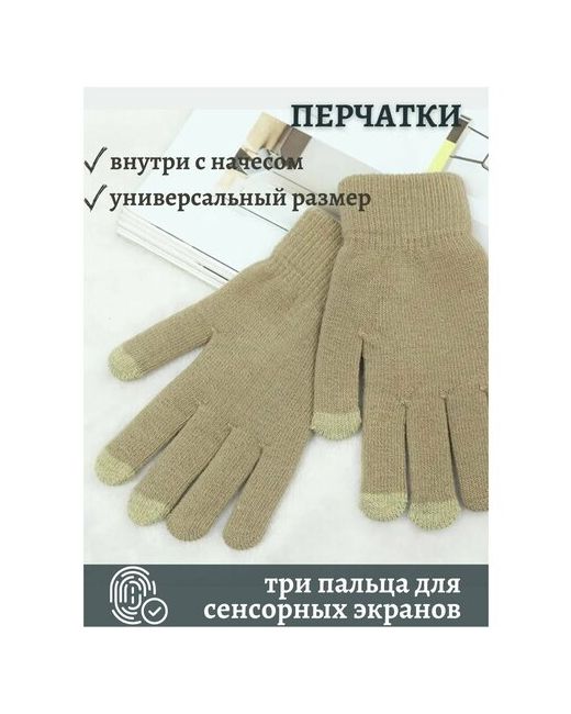 People Gift Перчатки демисезон/зима утепленные сенсорные размер универсальный