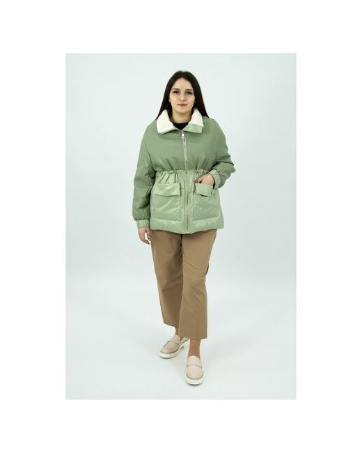 365 clothes Куртка демисезонная размер 48 зеленый