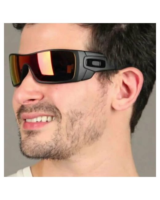 Oakley Солнцезащитные очки прямоугольные спортивные с защитой от УФ для