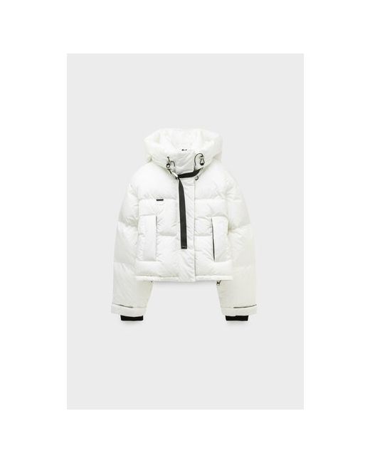 Shoreditch Ski Club Куртка демисезон/зима укороченная силуэт свободный карманы влагоотводящая капюшон размер 42
