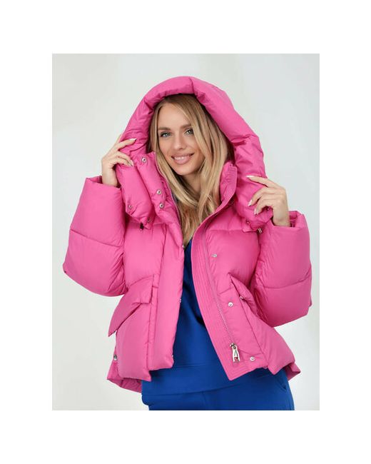 Vitacci Куртка демисезон/зима силуэт свободный размер 46-48 розовый