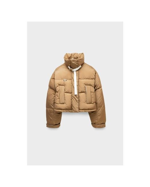 Shoreditch Ski Club Куртка демисезон/зима укороченная силуэт свободный карманы влагоотводящая капюшон размер 40