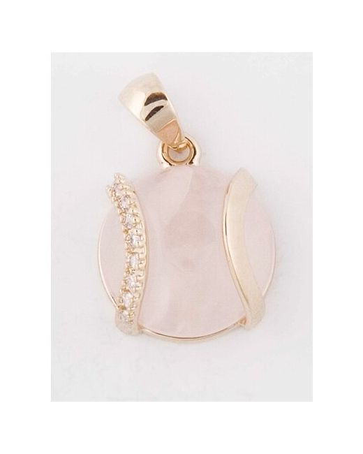 Lotus Jewelry Кулон c розовым кварцем Элана