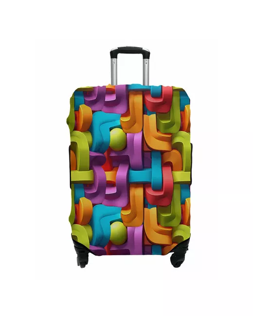 Marrengo Чехол для чемодана полиэстер текстиль размер мультиколор