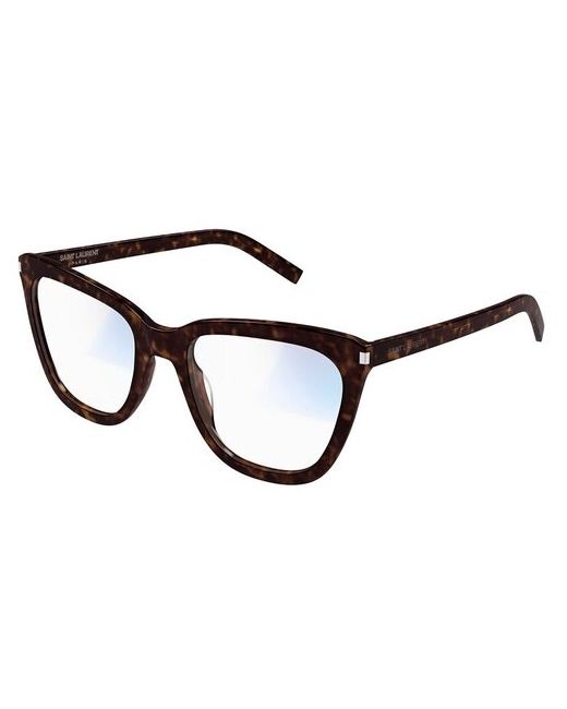 Saint Laurent Солнцезащитные очки прямоугольные для черепаховый