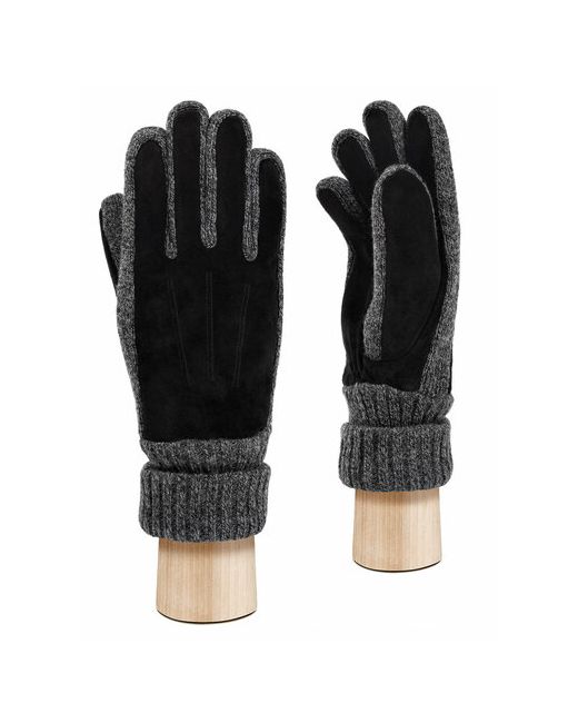 Modo Gru Перчатки зимние натуральная замша подкладка размер S черный