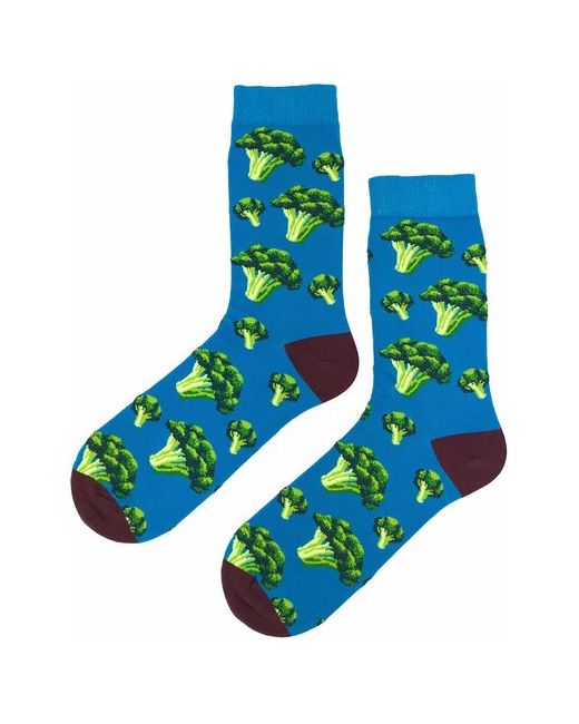 Country Socks носки размер 45 голубой зеленый