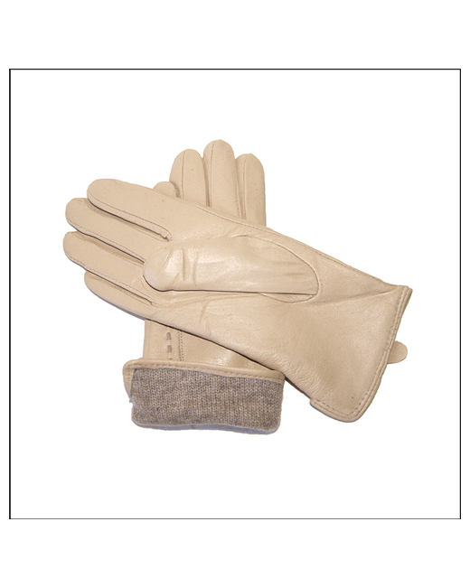 P&Y Перчатки демисезонные натуральная кожа подкладка размер 65
