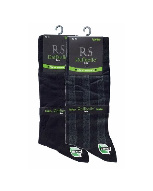 Raffaello Socks носки 2 пары классические размер 42-45 черный