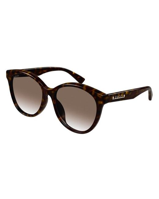 Gucci Солнцезащитные очки круглые для черепаховый