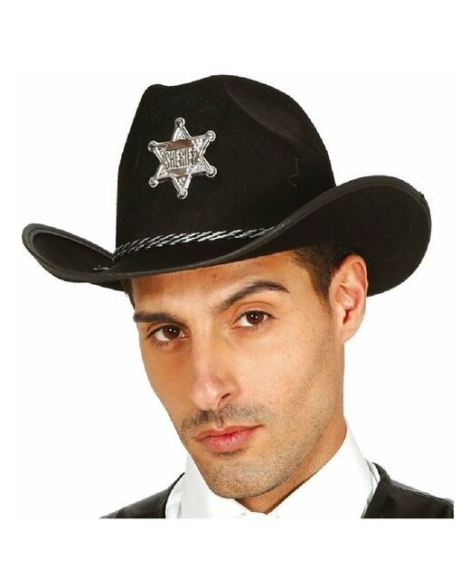 Fiestas Guirca Черная шляпа шерифа 17200