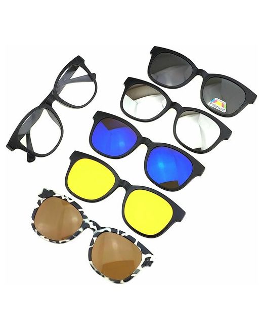 Rainbow Effect Солнцезащитные очки черный