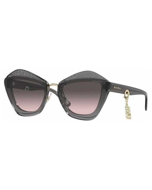 Miu Miu Солнцезащитные очки бабочка с защитой от УФ градиентные для