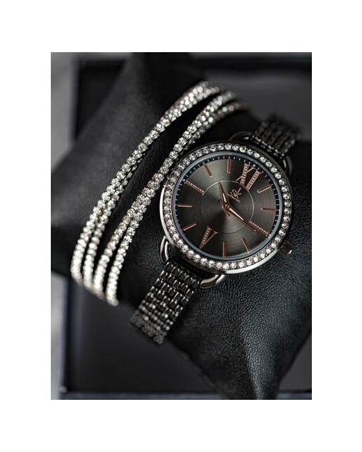 Time Shop Наручные часы с браслетом кварцевые подарочный комплект