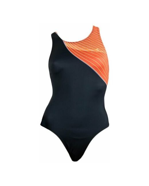 Aquafeel Слитный купальник размер 36 оранжевый черный
