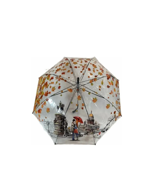 Galaxy Of Umbrellas Зонт-трость полуавтомат купол 95 см. 8 спиц прозрачный для мультиколор