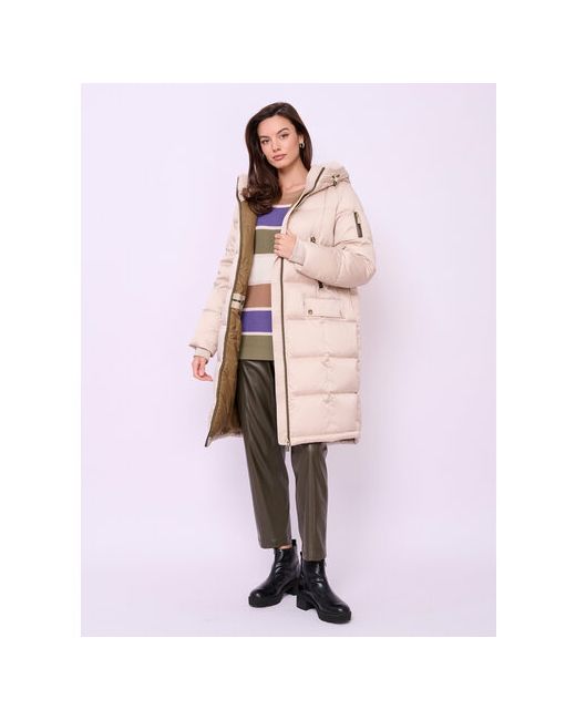 Franco Vello куртка демисезон/зима средней длины ветрозащитная карманы ультралегкая утепленная стеганая размер 44