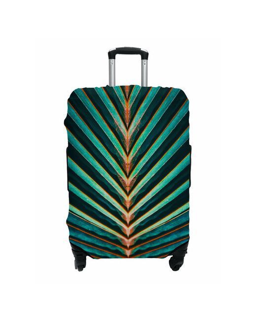 Marrengo Чехол для чемодана текстиль полиэстер износостойкий размер зеленый оранжевый