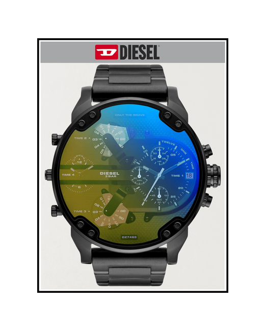 Diesel Наручные часы Мужские наручные черные кварцевые оригинальные черный