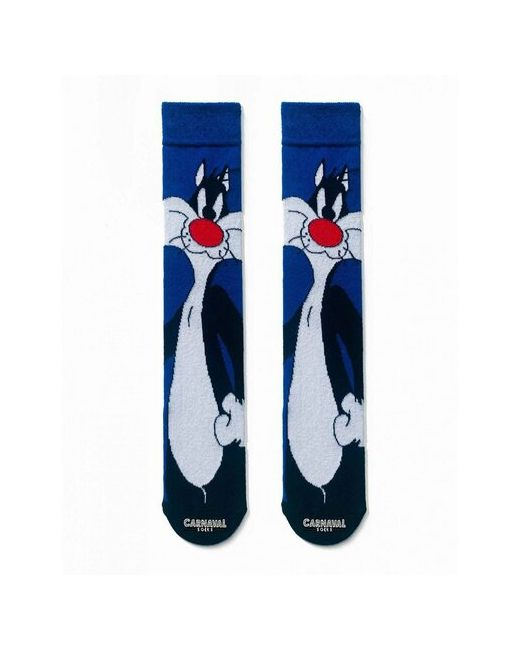 carnavalsocks носки высокие ароматизированные 90 den размер 37-44 синий черный