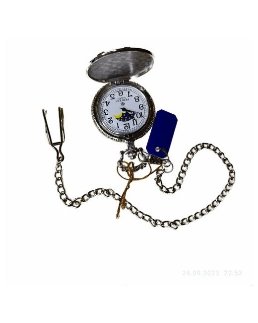 Perfect Карманные часы 101-1олень кварцевые с секундной стрелкой крышкой на цепочке серебряный