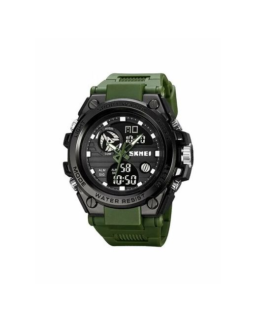 Skmei Наручные часы Тактические военные наручные 2070 456.457 зеленый черный