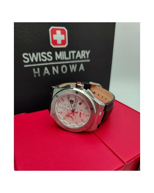 Swiss Military Hanowa Наручные часы черный серебряный