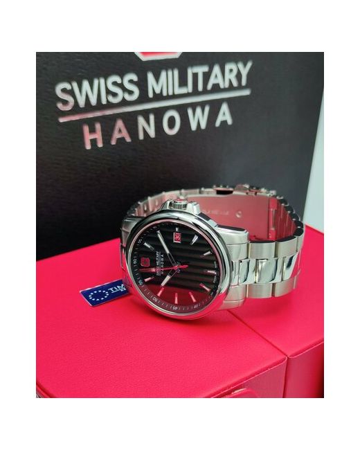 Swiss Military Hanowa Наручные часы Часы наручные Afterburn SMWGH2101005. Кварцевый тахиметр. синий серебряный