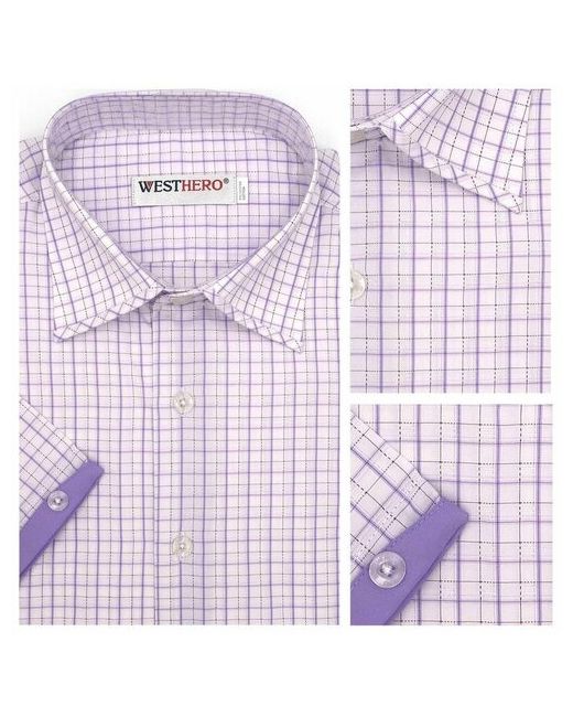 Westhero Рубашка размер 38 фиолетовый