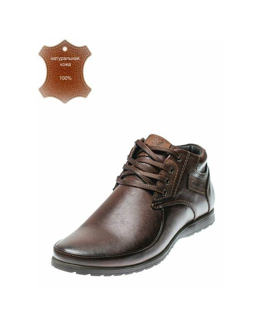 Badalli Shoes Ботинки V160коричневый демисезонные натуральная кожа полнота G размер 40