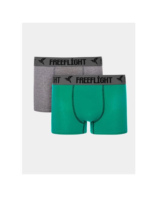 Free Flight Комплект трусов боксеры размер L зеленый 2 шт.