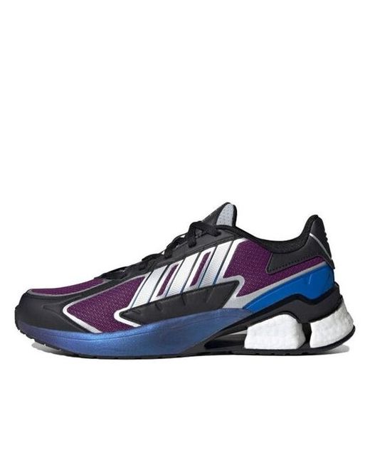 Adidas Кроссовки демисезонные размер 75 UK черный фиолетовый