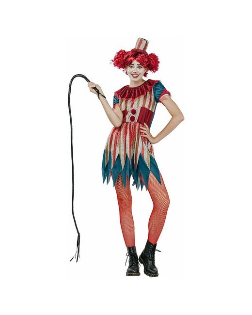 Lucida Карнавальный костюм клоунессы на Хэллоуин женский