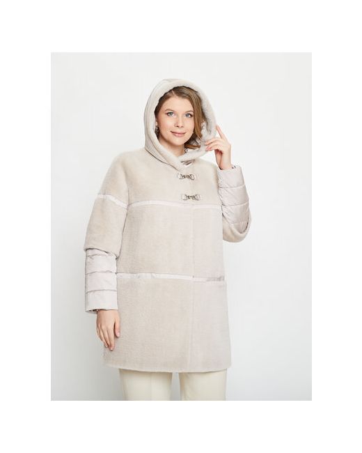 Electrastyle Пальто демисезон/зима силуэт прямой средней длины размер 48