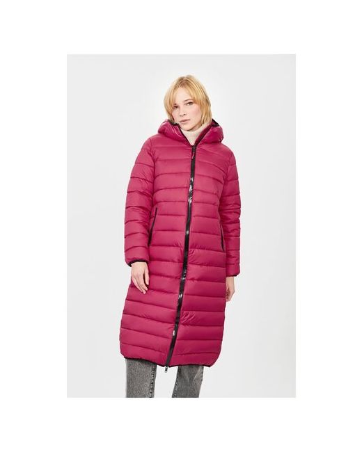Baon куртка демисезон/зима средней длины силуэт свободный подкладка манжеты карманы капюшон размер 52