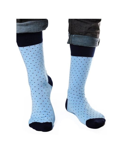 Tezido носки 1 пара высокие размер 41-46 синий