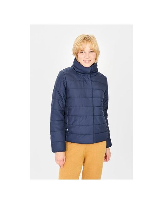 Baon куртка демисезонная средней длины силуэт прямой карманы манжеты размер 48