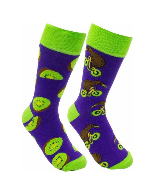 carnavalsocks носки высокие ароматизированные 90 den размер 37-44 фиолетовый зеленый