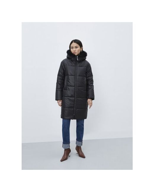 Electrastyle Пальто демисезон/зима силуэт прямой удлиненное размер 46