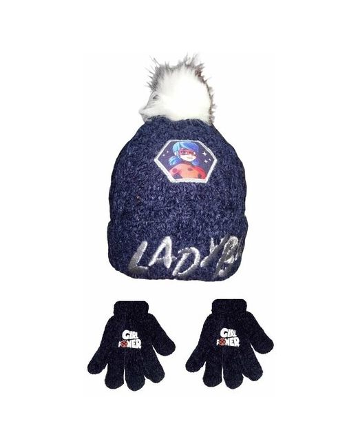 Wizarding World Шапка Набор шапка с перчатками Lady Bag размер 54 зимняя