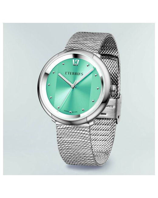 L'Terrias Наручные часы LStory4 зеленый серебряный