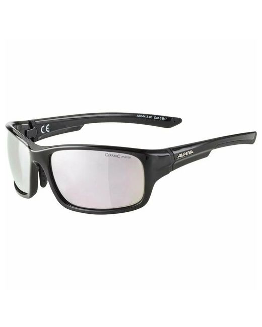 Alpina Солнцезащитные очки прямоугольные спортивные зеркальные
