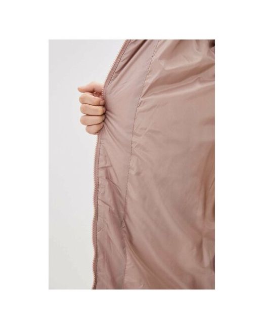 Baon куртка демисезон/зима средней длины силуэт трапеция карманы капюшон манжеты размер 42