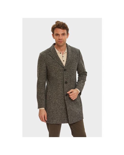 Kanzler Пальто демисезонное силуэт полуприлегающий средней длины без капюшона подкладка внутренний карман карманы размер 182-116-104