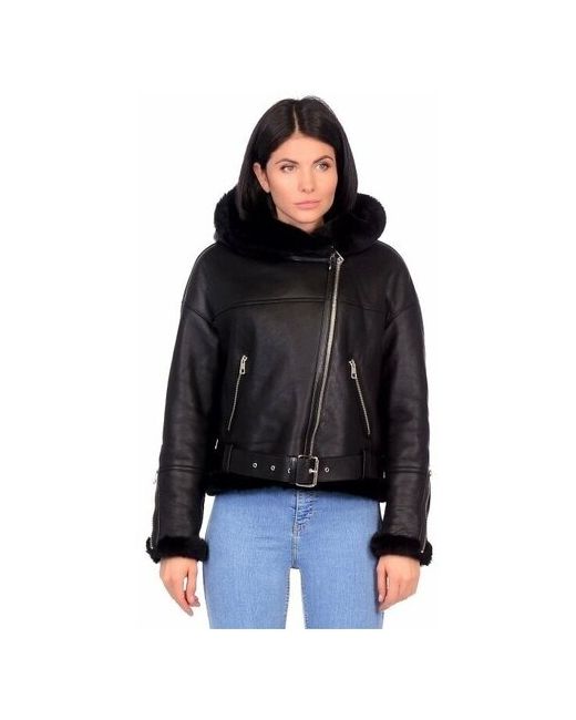 Este'e exclusive Fur&Leather Куртка овчина укороченная оверсайз размер 52